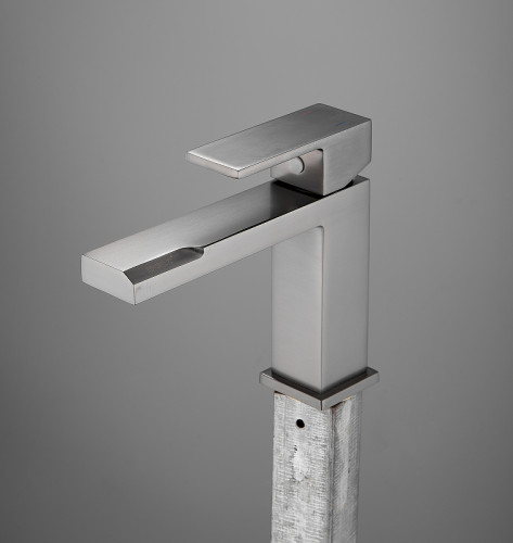 Смеситель для раковины Belz B613-3 B10613-3 Вороненая сталь латунь