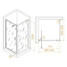 Душевой уголок RGW Stilvoll 90x90 703213599-14 профиль цвет Черный стекло прозрачное
