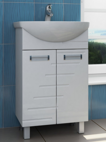 Тумба под раковину Vigo Diana 50 tn.DIA.UYU.50.2D Белая МДФ / ЛДСП