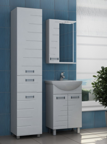 Тумба под раковину Vigo Diana 50 tn.DIA.UYU.50.2D Белая МДФ / ЛДСП