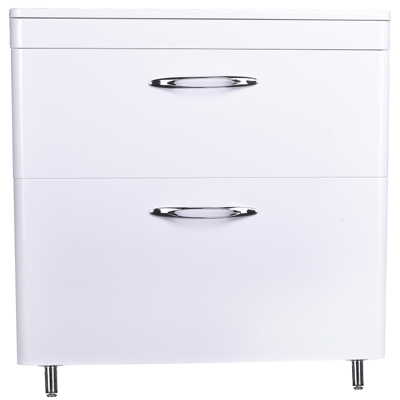 Тумба под раковину Style Line Каре 80 СС-00002267 Люкс Plus Белый МДФ / ЛДСП