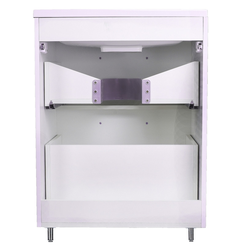 Тумба под раковину Style Line Каре 80 СС-00002267 Люкс Plus Белый МДФ / ЛДСП