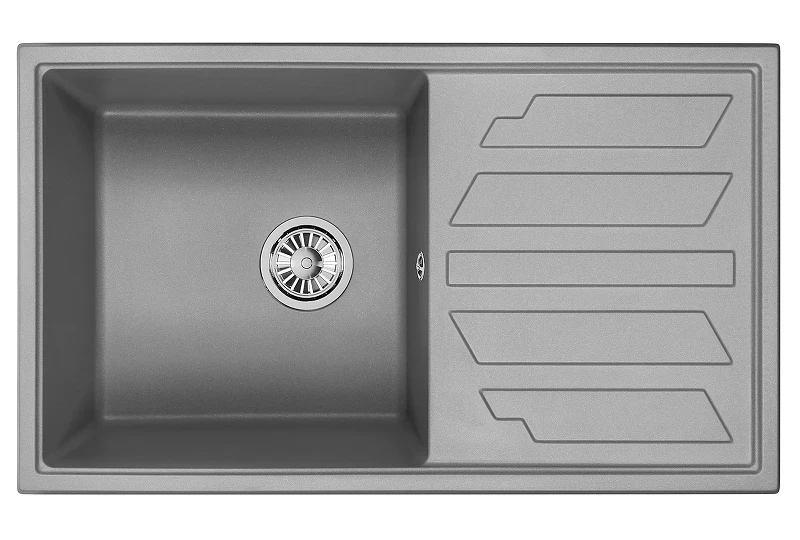 Кухонная мойка Granula 86 8601 цвет Алюминиум