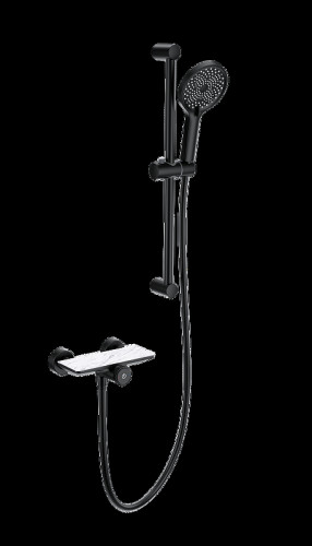 Смеситель для душа Wonzon &amp; Woghand WW-B2052-A-MB с термостатом цвет Черный матовый