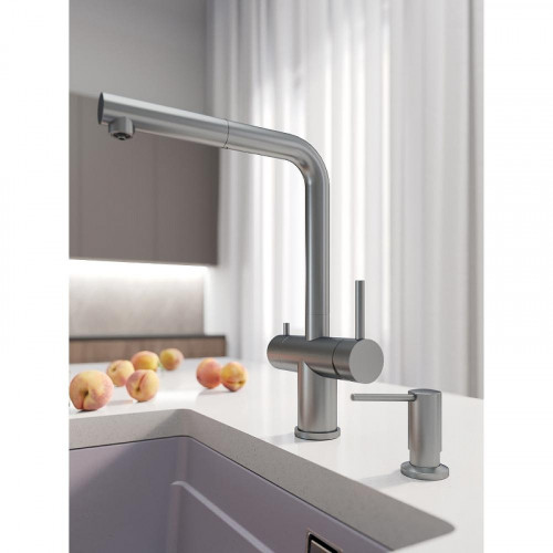 Смеситель для кухни Grandex Aqua Handy-P 902096 цвет Сатин