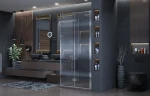 Душевой уголок Ambassador Diamond 100х100 12011106R профиль Хром стекло прозрачное