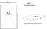 Душевой поддон из искусственного камня Allen Brau Priority 120x80 8.31006-AM Антрацит