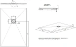 Душевой поддон из искусственного камня Allen Brau Priority 120x80 8.31006-AM Антрацит