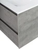 Тумба под раковину BelBagno Kraft 70 KRAFT 39-700/390-2C-SO-CG подвесная Cemento Grigio МДФ / ЛДСП