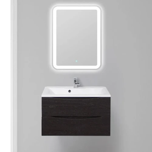 Тумба под раковину BelBagno Marino 80 MARINO-800-2C-SO-RCA-P подвесная Rovere Cioccolato Amaro МДФ / ЛДСП