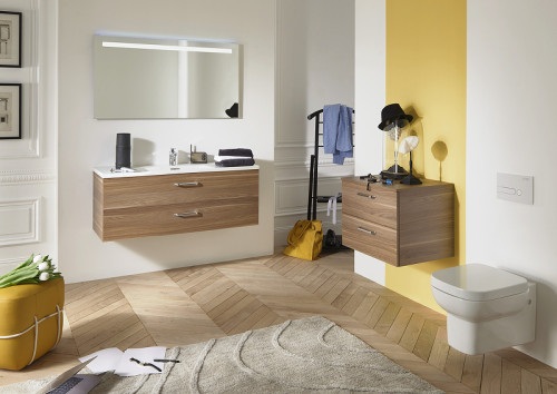 Раковина Jacob Delafon Vox 80 EXAE112-Z-00 Белая фаянс подвесная