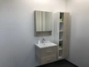 Зеркальный шкаф Comforty Парма 60 00004143488 Дуб дымчатый МДФ / ЛДСП, стекло