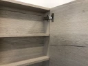 Зеркальный шкаф Comforty Парма 60 00004143488 Дуб дымчатый МДФ / ЛДСП, стекло