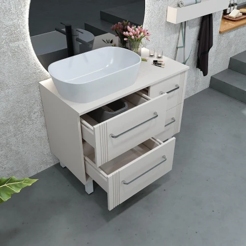 Тумба с раковиной SanVit Ричмонд 90 R krich090R цвет Белый