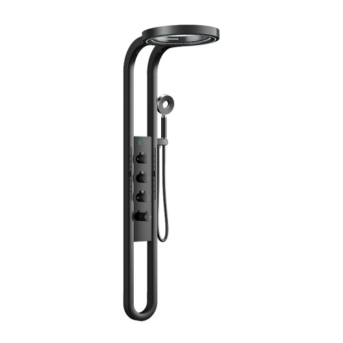 Душевая панель Black&amp;White Gravity W075MB 075MB цвет Черный матовый