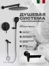 Душевая система FILARETE Roun FL1026BL цвет Черный матовый