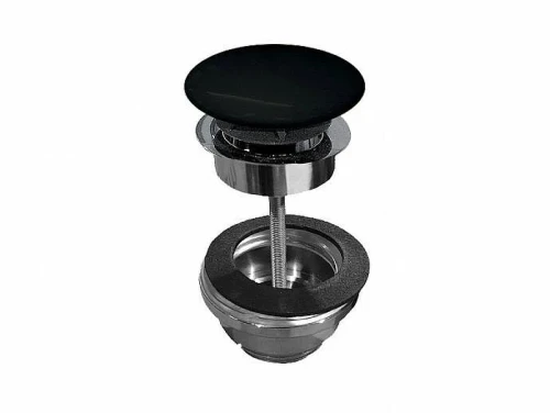 Донный клапан Scarabeo 10010/CCR49 Click Clack цвет Хром Ардезия матовая