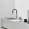 Смеситель для кухни Sancos Arno SC4005CH Хром Черный латунь