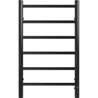 Электрический полотенцесушитель Grois Laura GR-131 400x 700 П6 RAL9005 R Черный матовый