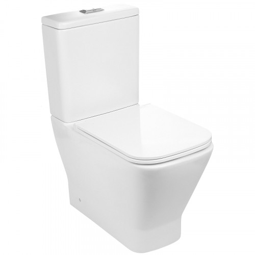 Унитаз компакт WeltWasser Rotbach 011 GL-WT 10000012211 Белый глянец с бачком и сиденьем Микролифт