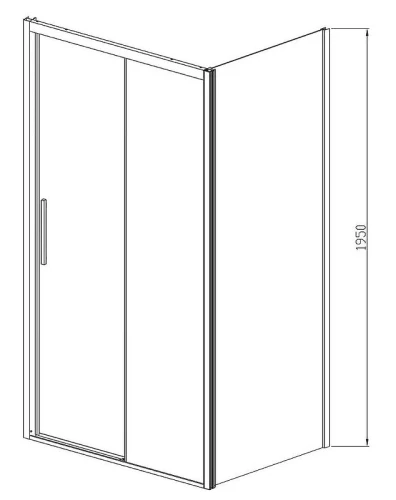 Душевой уголок Vincea Soft 150х80 VSR-3SO8015CL профиль Хром стекло прозрачное