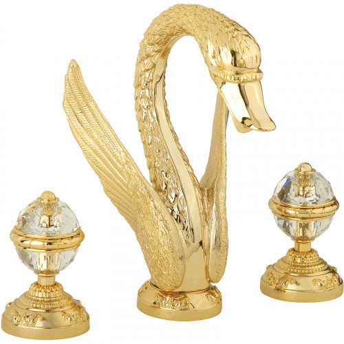 Смеситель для раковины Migliore Luxor 23085 Золото латунь