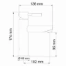 Смеситель для раковины WasserKRAFT Main 4104 Хром