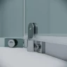 Душевой уголок Grossman Pragma 90х90 302.K33.03.9090.10.00 профиль Хром стекло прозрачное