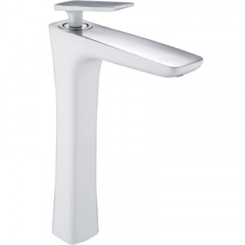 Смеситель для раковины Rose R16F R1611F Белый Хром латунь