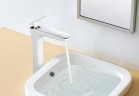Смеситель для раковины Rose R16F R1611F Белый Хром латунь