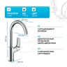 Смеситель для раковины Hansgrohe Logis 210 71131000 Хром латунь