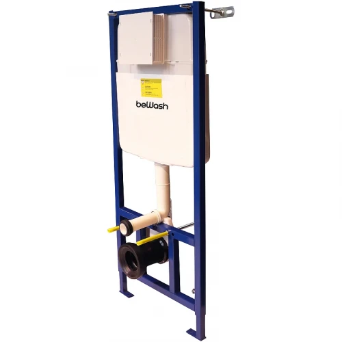 Инсталляция beWash BW74 K500RZVP0400BY000000 для унитаза с Белой клавишей смыва пластик