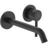 Смеситель для раковины Ideal Standard Ceraline A6938XG Silk Black латунь встраиваемый