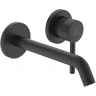 Смеситель для раковины Ideal Standard Ceraline A6938XG Silk Black латунь встраиваемый