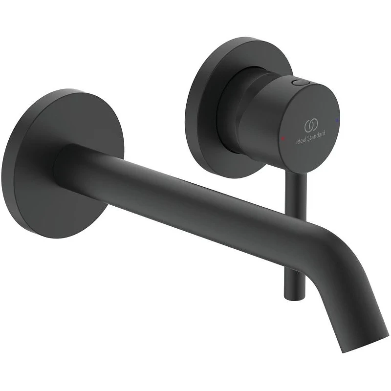 Смеситель для раковины Ideal Standard Ceraline A6938XG Silk Black латунь встраиваемый