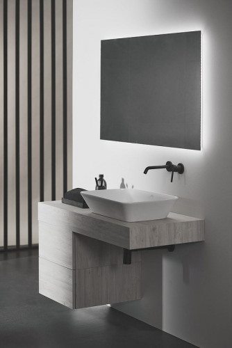 Смеситель для раковины Ideal Standard Ceraline A6938XG Silk Black латунь встраиваемый