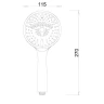 Ручной душ Melodia della vita Luxe MKP26304BL Хром