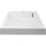 Раковина Azario Gratsiy 60 CS00078505 на стиральную машину Белая искусственный камень (литьевой мрамор) подвесная, на стиральную машину