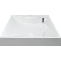 Раковина Azario Gratsiy 60 CS00078505 на стиральную машину Белая искусственный камень (литьевой мрамор) подвесная, на стиральную машину