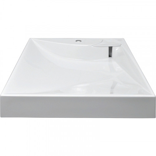 Раковина Azario Gratsiy 60 CS00078505 на стиральную машину Белая искусственный камень (литьевой мрамор) подвесная, на стиральную машину