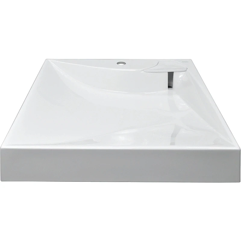 Раковина Azario Gratsiy 60 CS00078505 на стиральную машину Белая искусственный камень (литьевой мрамор) подвесная, на стиральную машину
