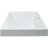 Раковина Azario Gratsiy 60 CS00078505 на стиральную машину Белая искусственный камень (литьевой мрамор) подвесная, на стиральную машину