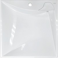 Раковина Azario Gratsiy 60 CS00078505 на стиральную машину Белая искусственный камень (литьевой мрамор) подвесная, на стиральную машину