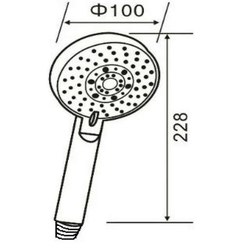 Ручной душ Agger Splash A02 Хром
