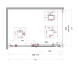 Душевой уголок BelBagno Marino 2 130x90 MARINO-2-AH-1-130/90-C-Cr профиль Хром стекло прозрачное