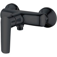 Смеситель для душа ESKO Lagos Black LG80B Черный матовый пластик на стену однорычажный