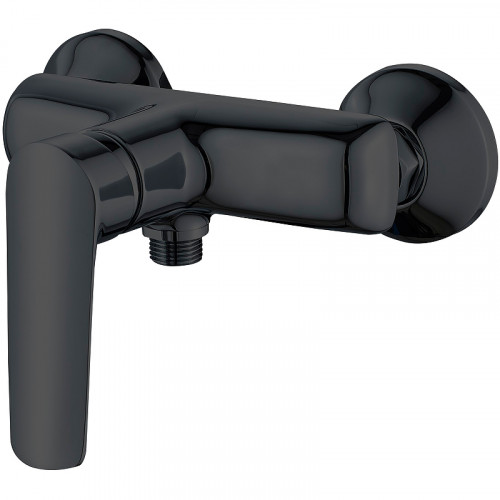 Смеситель для душа ESKO Lagos Black LG80B Черный матовый пластик на стену