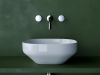 Раковина-чаша Ceramicanova Element 38 CN5032 Белая фарфор накладная