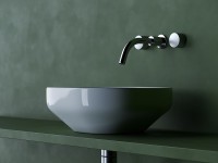 Раковина-чаша Ceramicanova Element 38 CN5032 Белая фарфор накладная