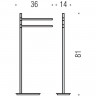 Напольная стойка Colombo Design Square B9901.NM Черная матовая